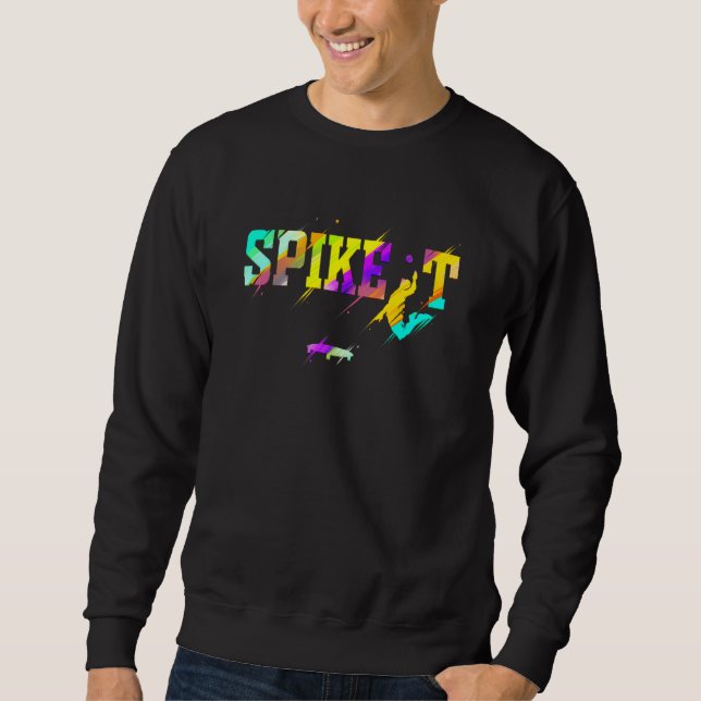 Sweatshirt Équipe de balle de rebond de Spike It Roundnet (Devant)