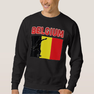 Sweatshirt Équipe de Belgique du Monde Football Football Ch