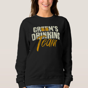 Sweatshirt Équipe de beuverie du marié, enterrement de vie de