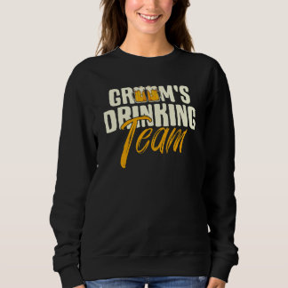 Sweatshirt Équipe de beuverie du marié, enterrement de vie de