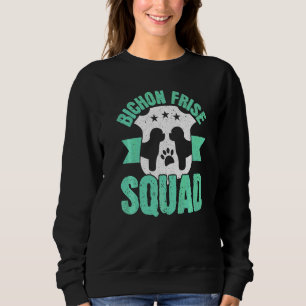 Sweatshirt Équipe de Bichon Frise pour hommes Chien Éleveur