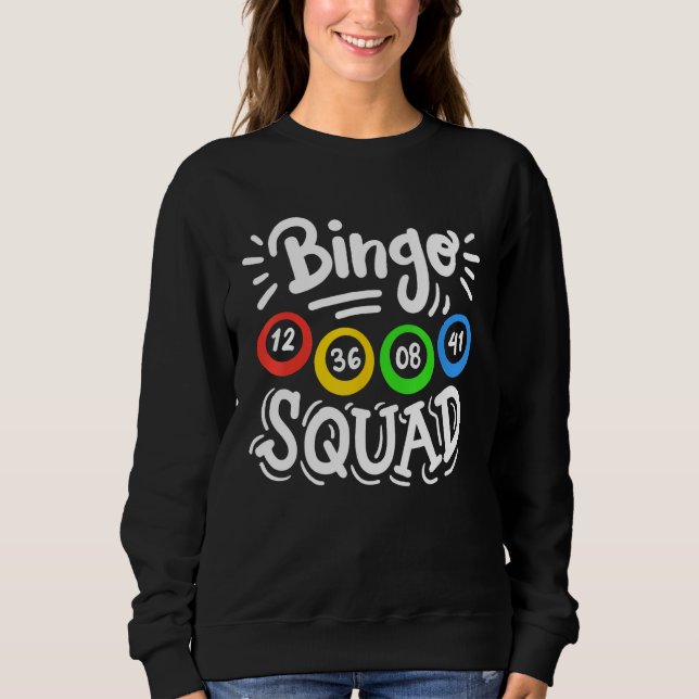 Sweatshirt Équipe de Bingo (Devant)