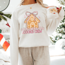 Équipe de biscuits de Noël rose Coquette