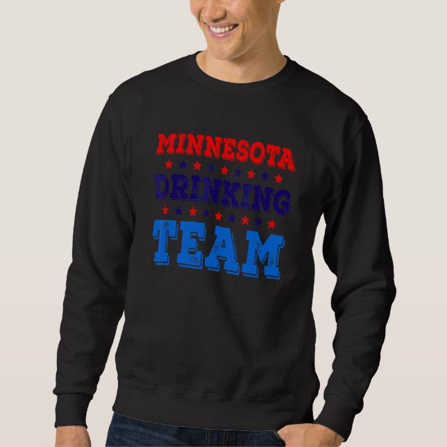 Sweatshirt Équipe de boisson du Minnesota Fierté de l'État  B (Devant)
