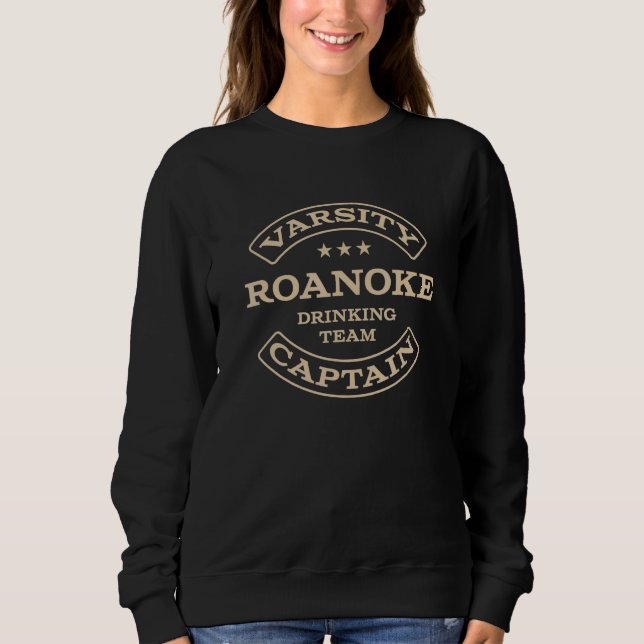 Sweatshirt Équipe de boisson Roanoke Capitaine Virginia Beer  (Devant)