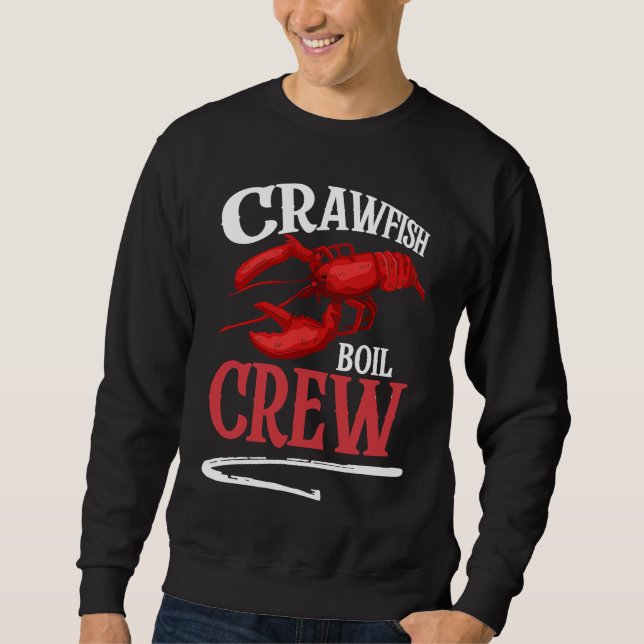 Sweatshirt Équipe de bouillon d'écrevisses Écrevisses  2 (Devant)