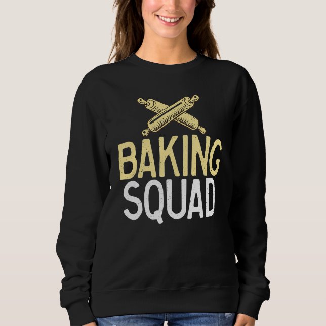 Sweatshirt Équipe de cuisson Amis Cuisine Baking Baker (Devant)