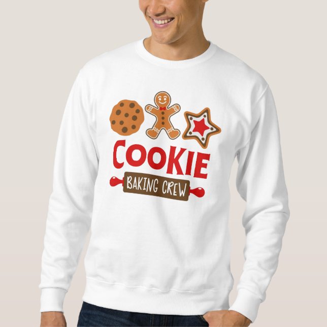 Sweatshirt Équipe de cuisson des biscuits (Devant)