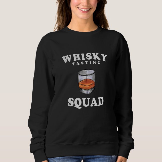 Sweatshirt Équipe de dégustation de whisky du groupe Malt Whi (Devant)