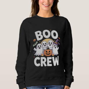 Sweatshirt Équipe de fantômes de citrouille effrayante pour H