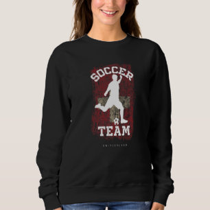 Sweatshirt Équipe de football à drapeau de Suisse Football Jo