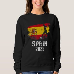 Sweatshirt Équipe de football espagnole Drapeau espagnol 2022