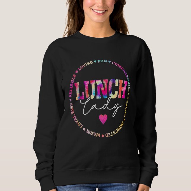 Sweatshirt Équipe de la cafétéria d'appréciation de l'équipe  (Devant)