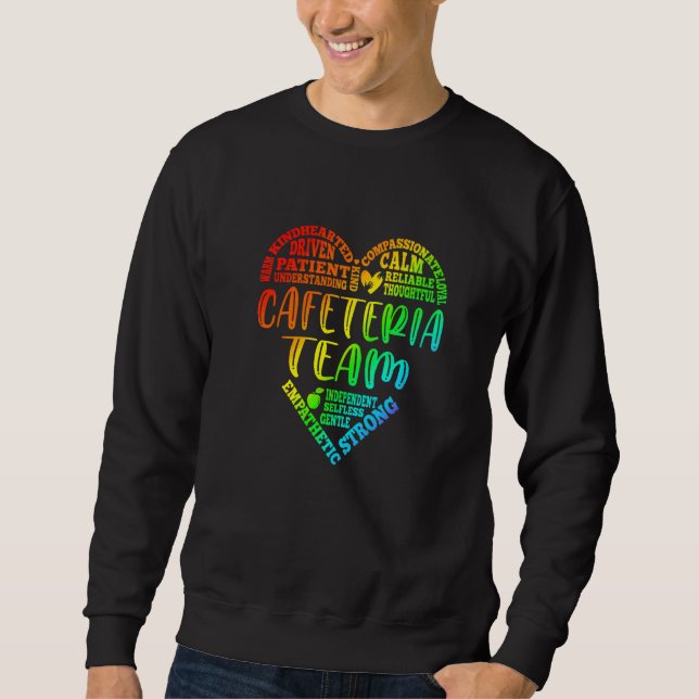 Sweatshirt Équipe de la cafétéria Lgbt Infirmière Semaine des (Devant)
