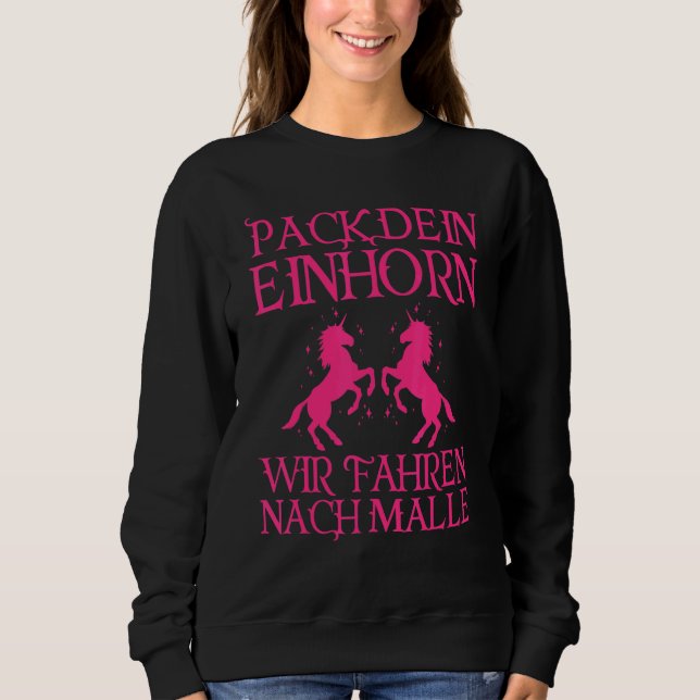 Sweatshirt Équipe de la fête de Majorque Majorque Espagne Cél (Devant)