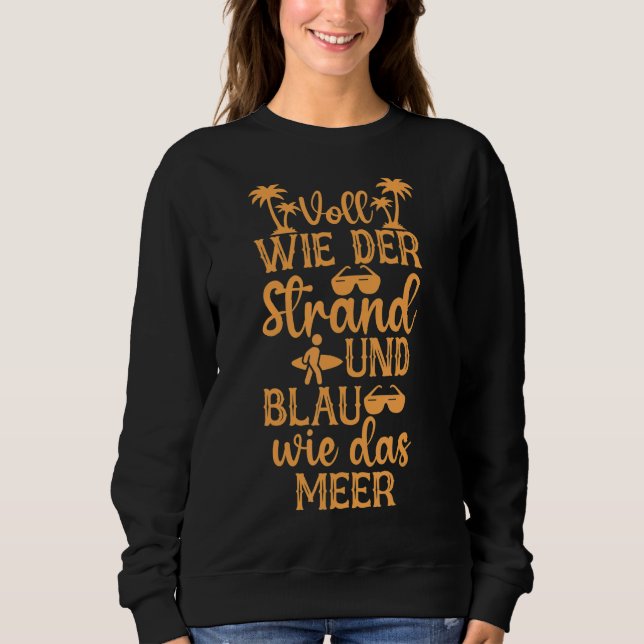 Sweatshirt Équipe de la fête de Majorque Majorque Espagne Cél (Devant)