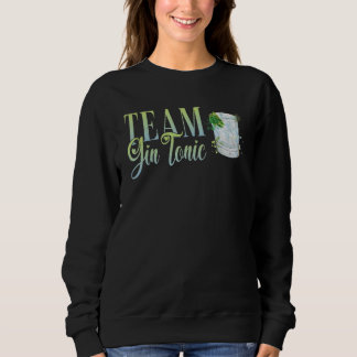 Sweatshirt Équipe de l'enterrement de vie de jeune fille Gin 