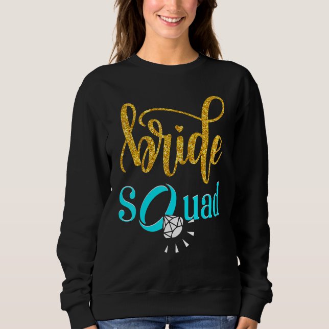 Sweatshirt Équipe de mariée enterrement de vie de jeune fille (Devant)