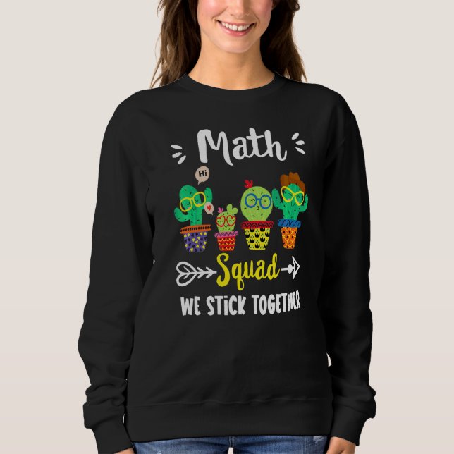 Sweatshirt Équipe de mathématiques Équipe de mathématiques Éq (Devant)