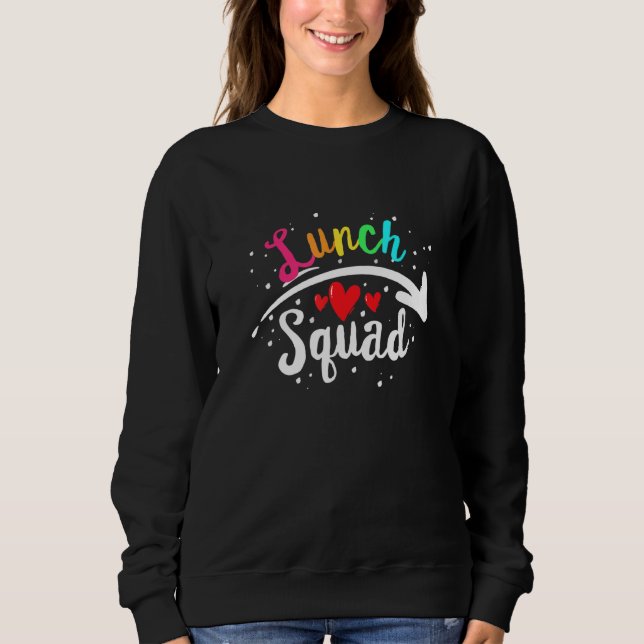 Sweatshirt Équipe de paniers-repas Fuuny Équipe école de pani (Devant)