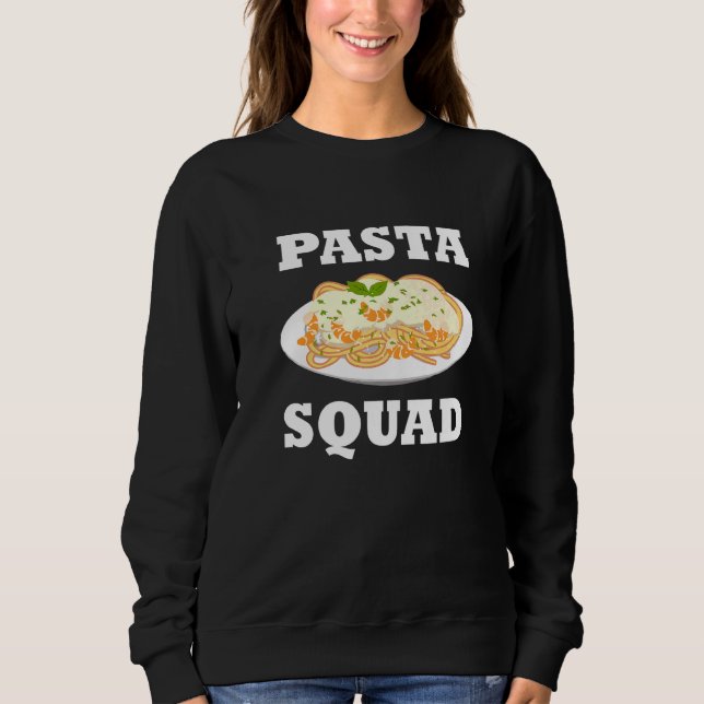 Sweatshirt Équipe de pâtes Spaghetti Nouilles Italiennes (Devant)