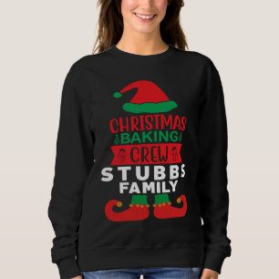 Sweatshirt Équipe de pâtisserie de Noël Stubbs en elfes assor