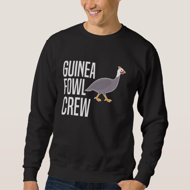 Sweatshirt Équipe de pintade poulet oiseau (Devant)