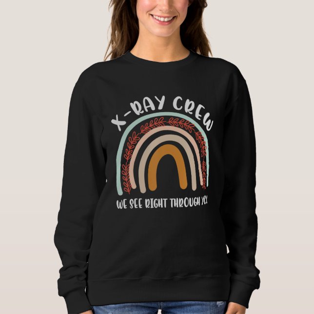 Sweatshirt Équipe de radiologie Rad Tech Week Radiation X Ray (Devant)