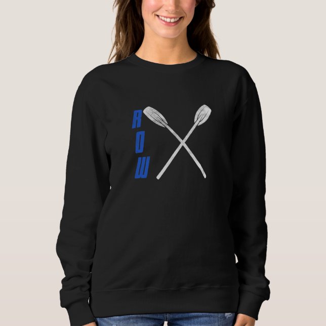 Sweatshirt Équipe de rameurs cool de bateau à rames hommes fe (Devant)