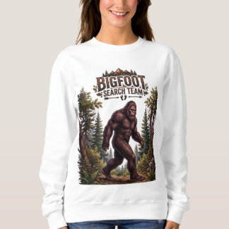 Sweatshirt Équipe de recherche de Bigfoot Sasquatch en randon