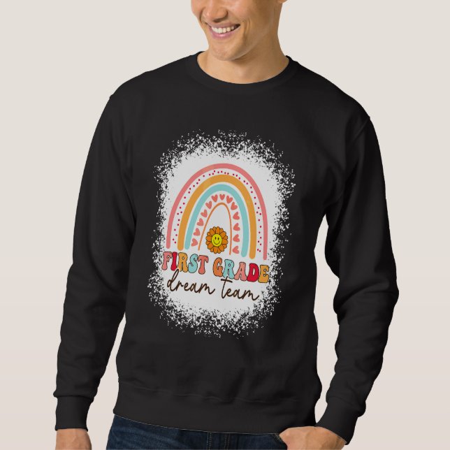Sweatshirt Équipe de rêve de première année Élèves Enseignant (Devant)