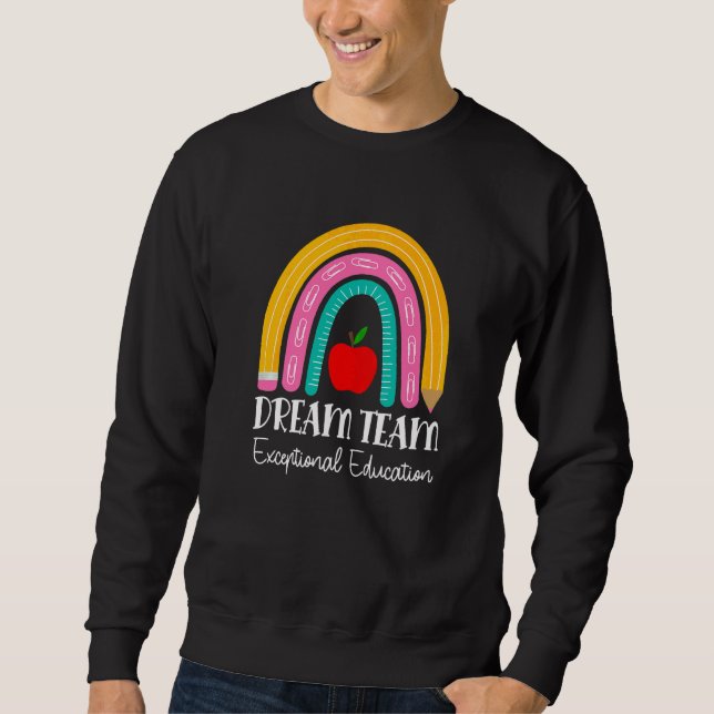 Sweatshirt Équipe de rêve Éducation exceptionnelle Crayon arc (Devant)