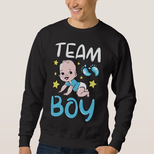 Sweatshirt Équipe de révélation de genre Boy Party Set Hommes (Devant)