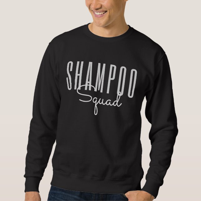 Sweatshirt Équipe de shampoing Coiffeur Équipe de coiffure Co (Devant)