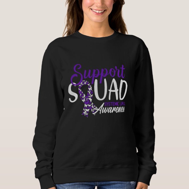 Sweatshirt Équipe De Soutien I Sle Systémique Lupus Erythemat (Devant)
