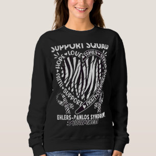 Sweatshirt Équipe de soutien I Zebra Ribbon I Ehlers Danlos S