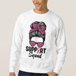 Sweatshirt Équipe de soutien Nœud décoiffé Guerrière rose Can