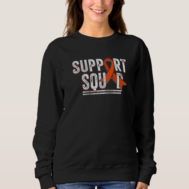 Sweatshirt Équipe de soutien pour la sensibilisation à la leu (Devant)