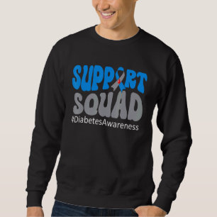 Sweatshirt Équipe de soutien Ruban bleu Mois de la sensibilis