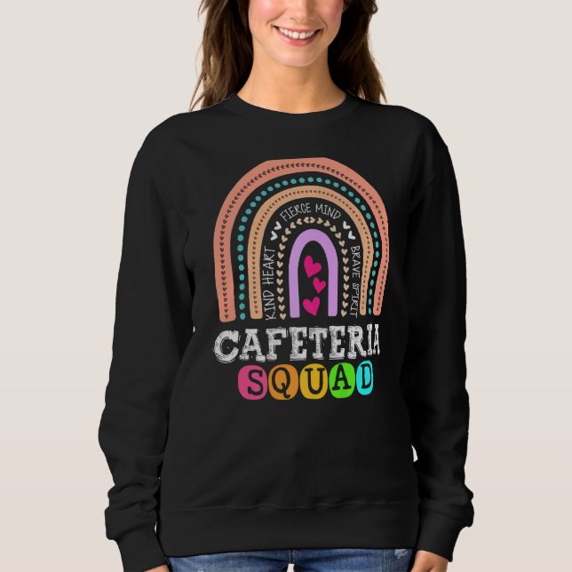 Sweatshirt Équipe de soutien scolaire Correspondance Cafétéri (Devant)