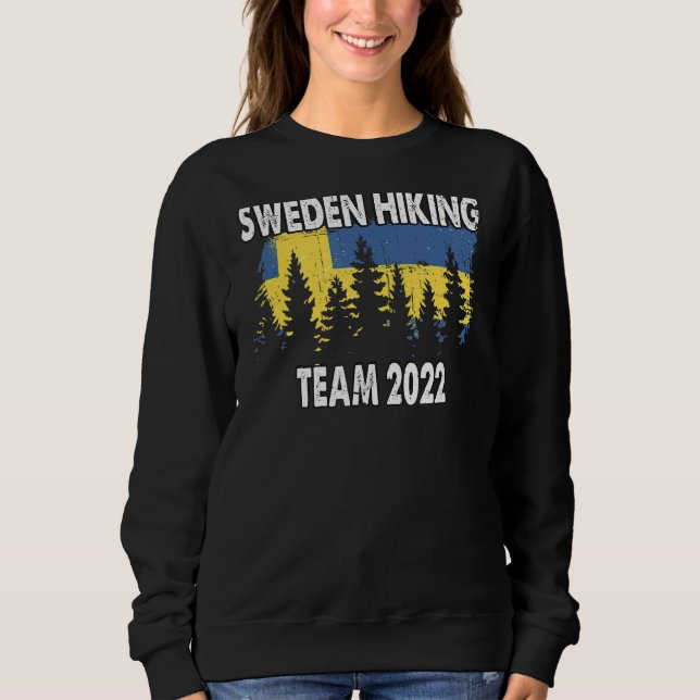 Sweatshirt Équipe de Suède de Randonnée 2022 Scandinavie Suèd (Devant)