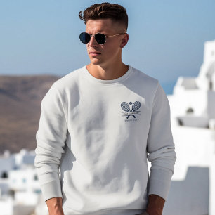 Sweatshirt Équipe De Tennis Ajouter Votre Nom De Club Personn