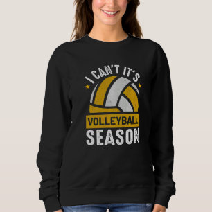 Sweatshirt Équipe de Volleyball Athlétique Rétro Sport Filet