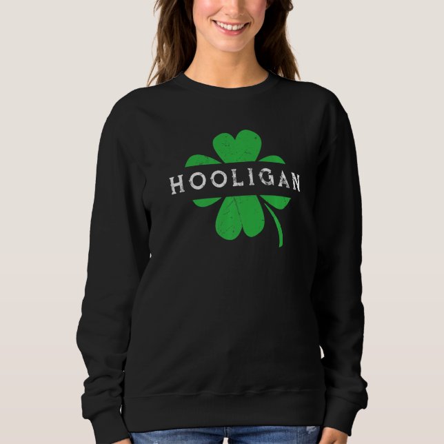 Sweatshirt Équipe de voyous Saint-Patrick irlandais assorti G (Devant)