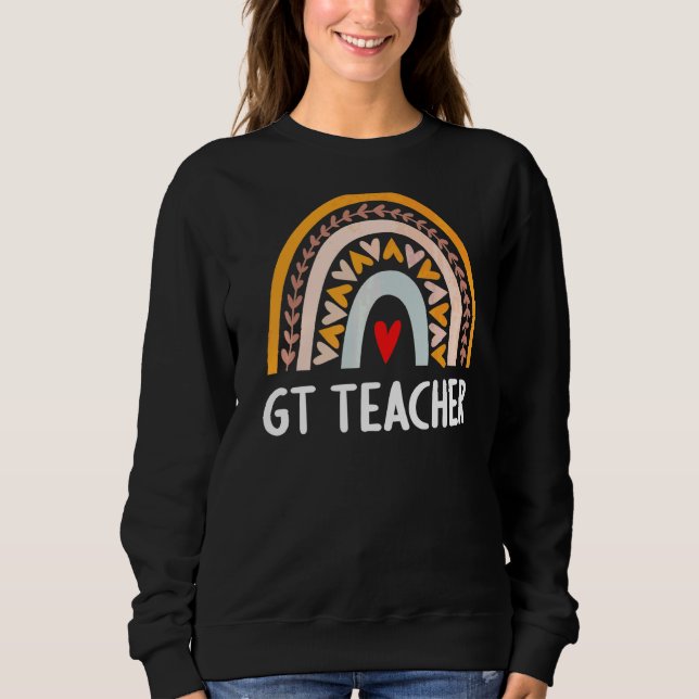 Sweatshirt Équipe D'Enseignants Du Gt Retour À L'École Semain (Devant)