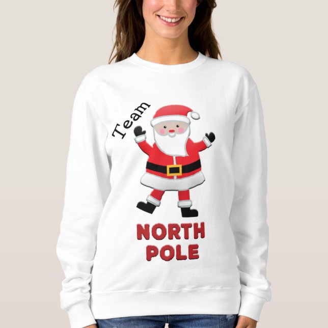 Sweatshirt Équipe d'enseignants Père Noël Noël (Devant)