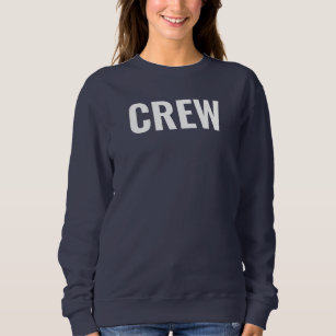Sweatshirt Équipe d'équipage Ajouter le logo Texte ici Femmes