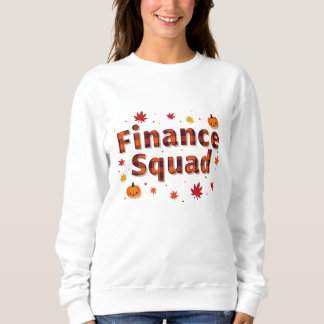 Sweatshirt Équipe des finances - Automne Retro 70's super