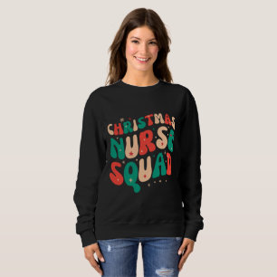 Sweatshirt Équipe des infirmières de Noël