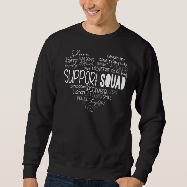 Sweatshirt Équipe des services de soutien scolaire Équipe de  (Devant)